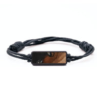 Classic Wood+Resin Bracelet - Elisabeth (Black & White, 702480)