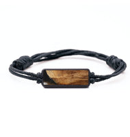 Classic Wood+Resin Bracelet - Malachi (Black & White, 702484)