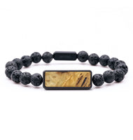 Lava Bead Wood+Resin Bracelet - Bonnie (Wood Burl, 702501)