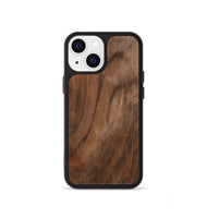 iPhone 13 mini Wood+Resin Phone Case - Lainey (Wood Burl, 702537)