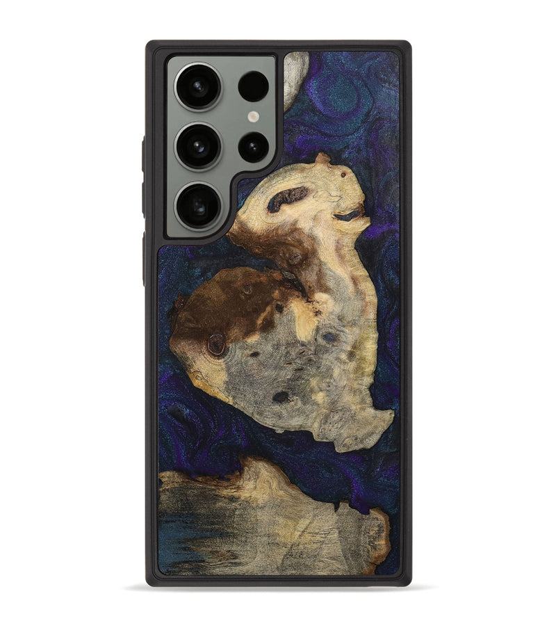 Galaxy S23 Ultra Wood+Resin Phone Case - Tori (Mosaic, 702565)