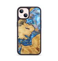iPhone 14 Wood+Resin Phone Case - Kayla (Mosaic, 702568)