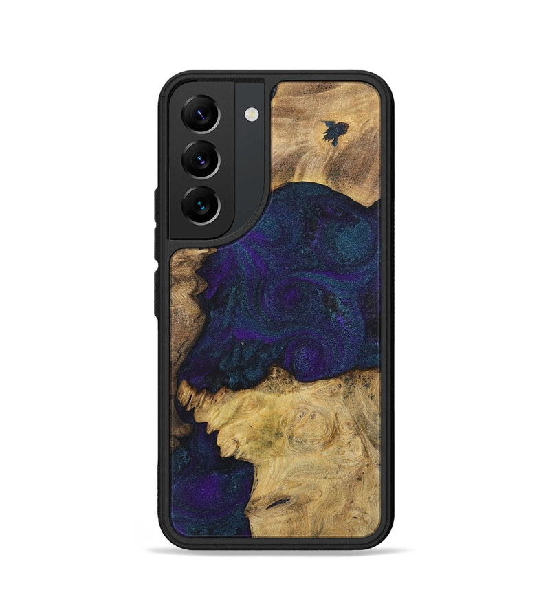 Galaxy S22 Wood+Resin Phone Case - Mason (Mosaic, 702573)
