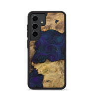 Galaxy S24 Wood+Resin Phone Case - Mason (Mosaic, 702573)