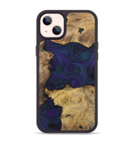 iPhone 14 Plus Wood+Resin Phone Case - Mason (Mosaic, 702573)