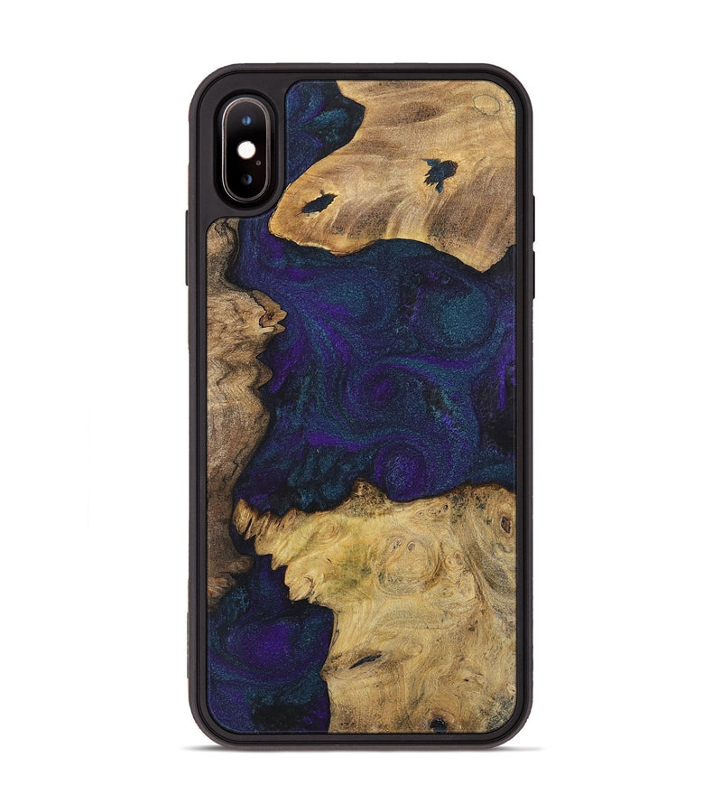 iPhone Xs Max Wood+Resin Phone Case - Mason (Mosaic, 702573)