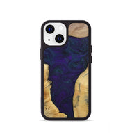iPhone 13 mini Wood+Resin Phone Case - Ginger (Mosaic, 702574)
