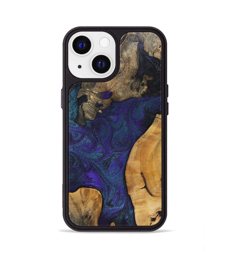 iPhone 13 Wood+Resin Phone Case - Caitlyn (Mosaic, 702578)