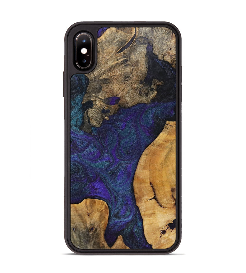 iPhone Xs Max Wood+Resin Phone Case - Caitlyn (Mosaic, 702578)
