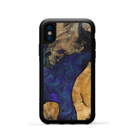iPhone Xs Wood+Resin Phone Case - Caitlyn (Mosaic, 702578)