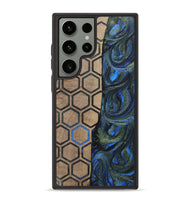 Galaxy S23 Ultra Wood+Resin Phone Case - Darren (Pattern, 702582)