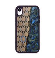 iPhone Xr Wood+Resin Phone Case - Darren (Pattern, 702582)