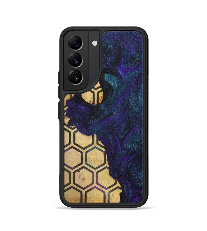 Galaxy S22 Wood+Resin Phone Case - Alex (Pattern, 702583)