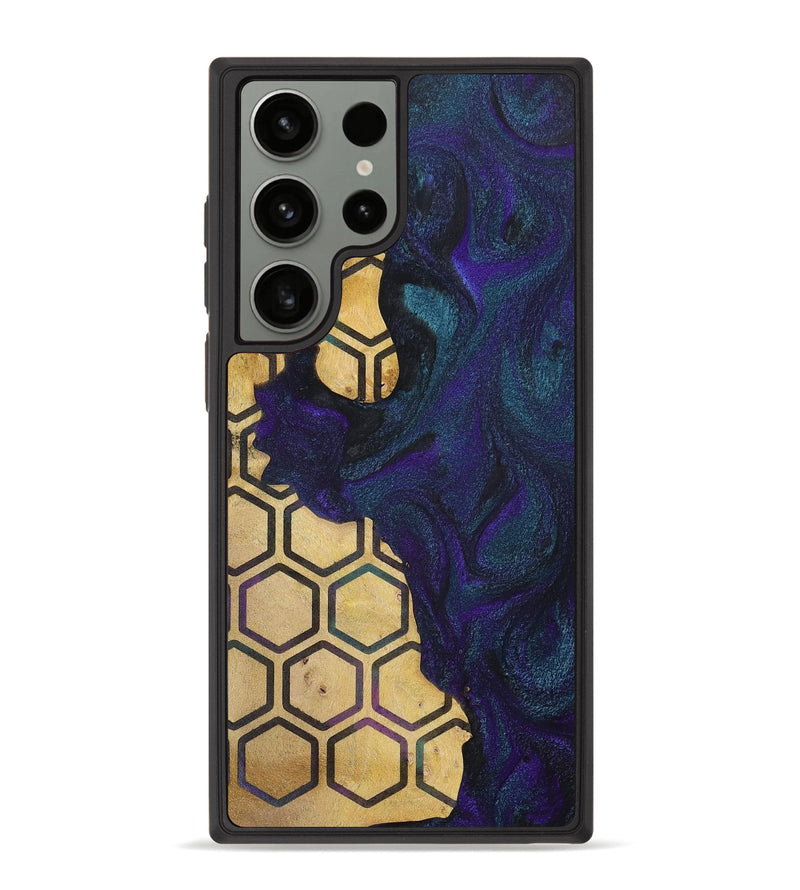 Galaxy S23 Ultra Wood+Resin Phone Case - Alex (Pattern, 702583)