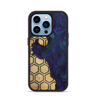 iPhone 14 Pro Wood+Resin Phone Case - Alex (Pattern, 702583)