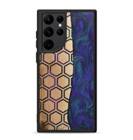 Galaxy S22 Ultra Wood+Resin Phone Case - Maria (Pattern, 702590)