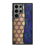 Galaxy S23 Ultra Wood+Resin Phone Case - Maria (Pattern, 702590)