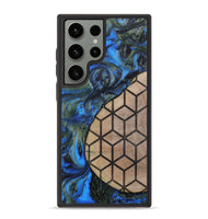 Galaxy S23 Ultra Wood+Resin Phone Case - Nyla (Pattern, 702592)