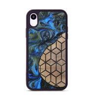 iPhone Xr Wood+Resin Phone Case - Nyla (Pattern, 702592)