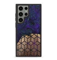 Galaxy S23 Ultra Wood+Resin Phone Case - Angelique (Pattern, 702593)