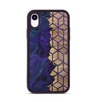 iPhone Xr Wood+Resin Phone Case - Aylin (Pattern, 702594)