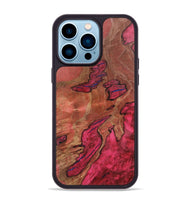 iPhone 14 Pro Max Wood+Resin Phone Case - Kirk (Wood Burl, 702599)