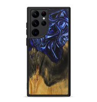 Galaxy S22 Ultra Wood+Resin Phone Case - Robyn (Blue, 702696)