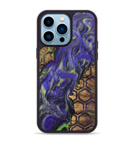 iPhone 14 Pro Max Wood+Resin Phone Case - Emery (Pattern, 702714)