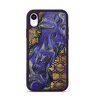 iPhone Xr Wood+Resin Phone Case - Emery (Pattern, 702714)