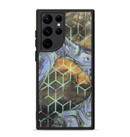 Galaxy S22 Ultra Wood+Resin Phone Case - Mallory (Pattern, 702726)