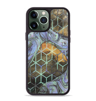 iPhone 13 Pro Max Wood+Resin Phone Case - Mallory (Pattern, 702726)
