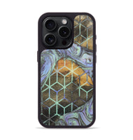 iPhone 15 Pro Wood+Resin Phone Case - Mallory (Pattern, 702726)