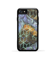 iPhone SE Wood+Resin Phone Case - Mallory (Pattern, 702726)