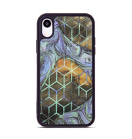 iPhone Xr Wood+Resin Phone Case - Mallory (Pattern, 702726)