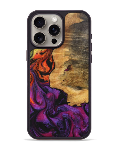 iPhone 15 Pro Max Wood+Resin Phone Case - Reign (Ombre, 702737)