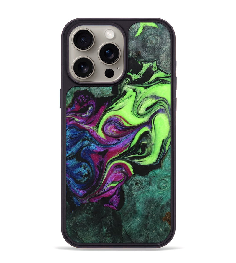 iPhone 15 Pro Max Wood+Resin Phone Case - Zion (Ombre, 702745)