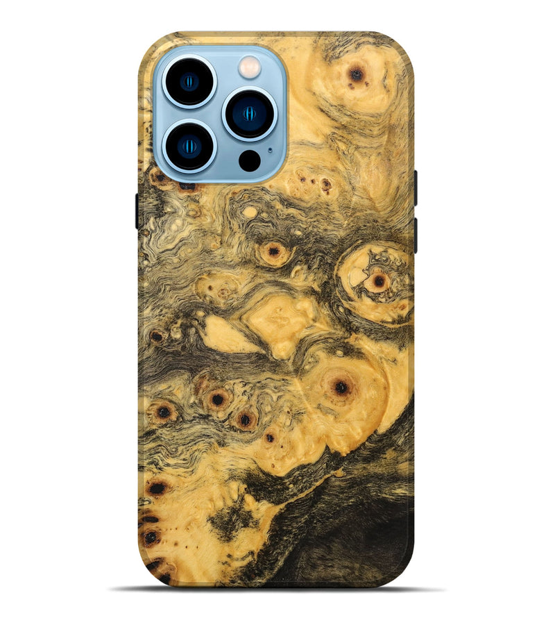 iPhone 14 Pro Max  Live Edge Phone Case - Kelly (Wood Burl, 702761)