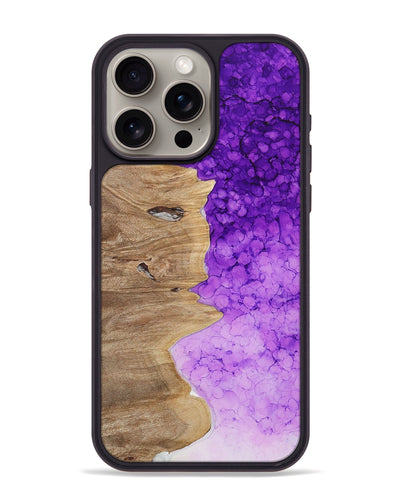 iPhone 15 Pro Max Wood+Resin Phone Case - Yaretzi (Ombre, 702812)