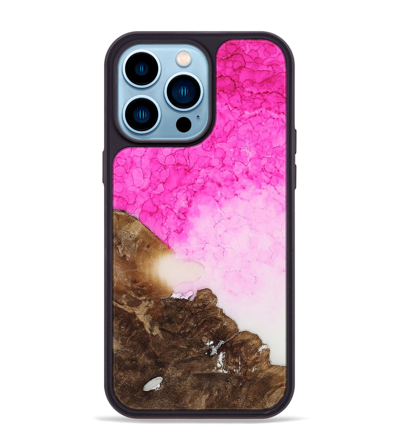 iPhone 14 Pro Max Wood+Resin Phone Case - Frankie (Ombre, 702813)