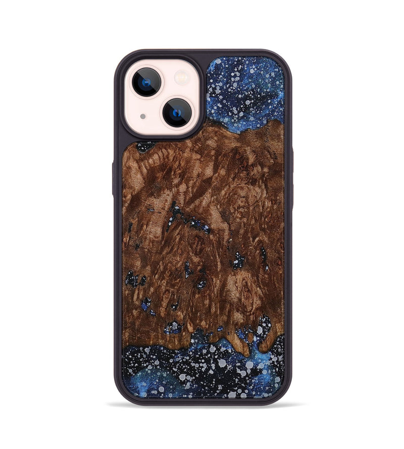 iPhone 14 Wood+Resin Phone Case - Easton (Cosmos, 702818)