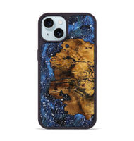 iPhone 15 Wood+Resin Phone Case - Fred (Cosmos, 702827)