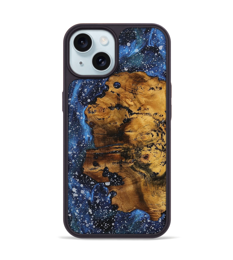 iPhone 15 Wood+Resin Phone Case - Fred (Cosmos, 702827)