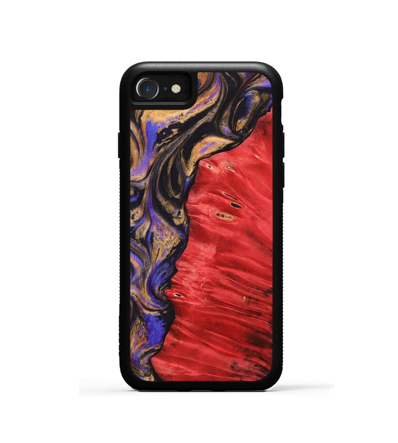 iPhone SE Wood+Resin Phone Case - Everleigh (Purple, 702875)