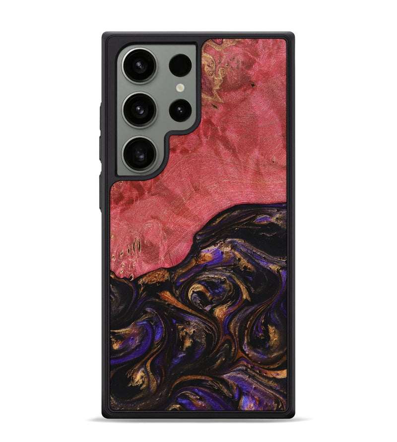 Galaxy S24 Ultra Wood+Resin Phone Case - Kameron (Purple, 702882)