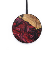 Circle Wood+Resin Wireless Charger - Stephen (Red, 702887)