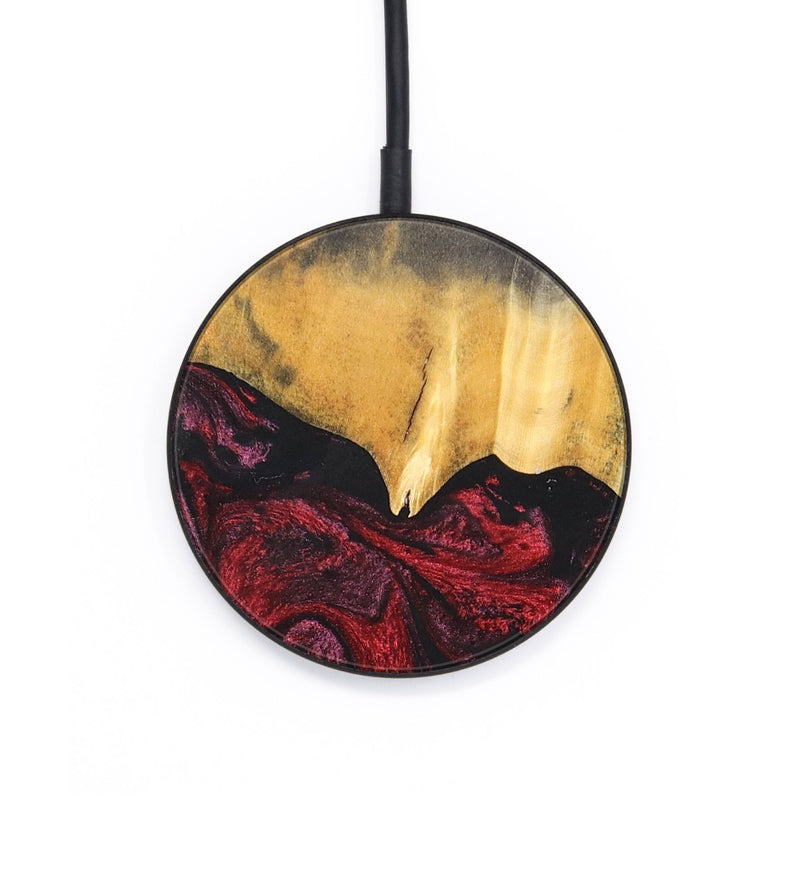 Circle Wood+Resin Wireless Charger - Summer (Red, 702889)