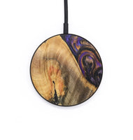 Circle Wood+Resin Wireless Charger - Laura (Purple, 702905)
