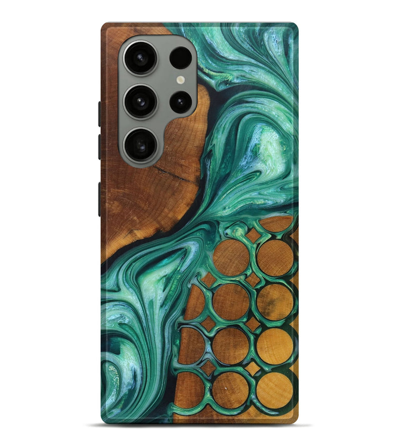 Galaxy S23 Ultra Wood+Resin Live Edge Phone Case - Alfred (Pattern, 702946)