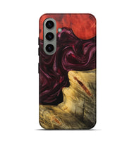 Galaxy S24 Wood+Resin Live Edge Phone Case - Kali (Red, 702948)