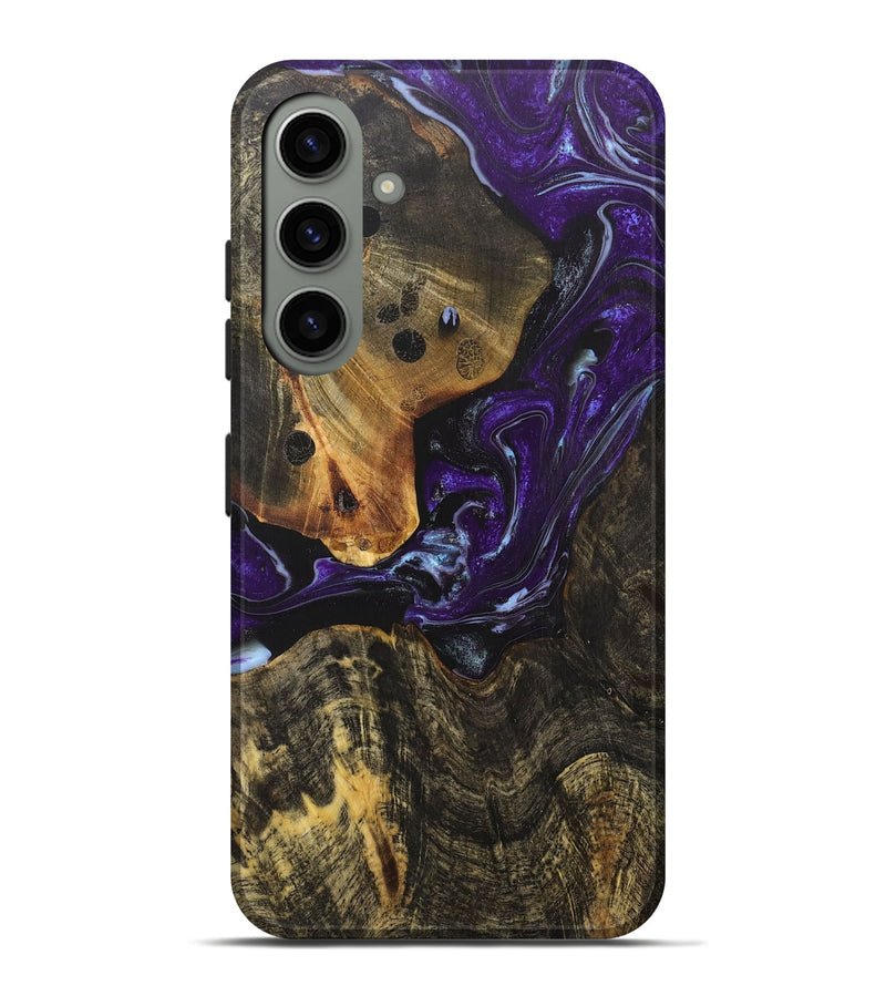 Galaxy S24 Plus Wood+Resin Live Edge Phone Case - Sam (Purple, 702950)
